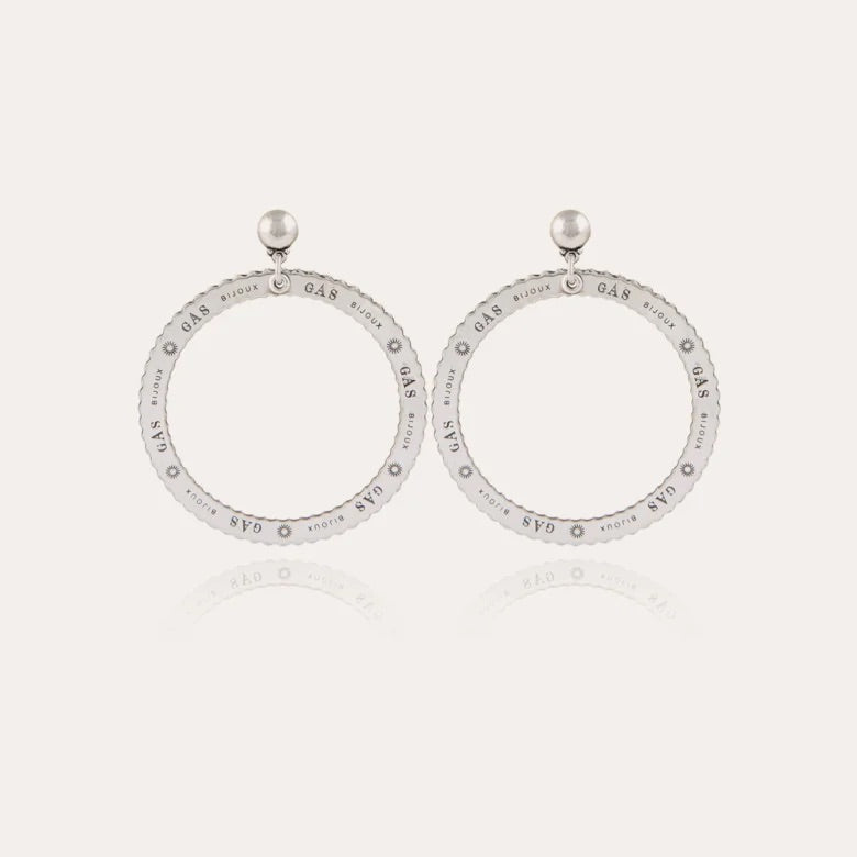 Boucles d'oreilles GAS Bijoux - Bolduc argent