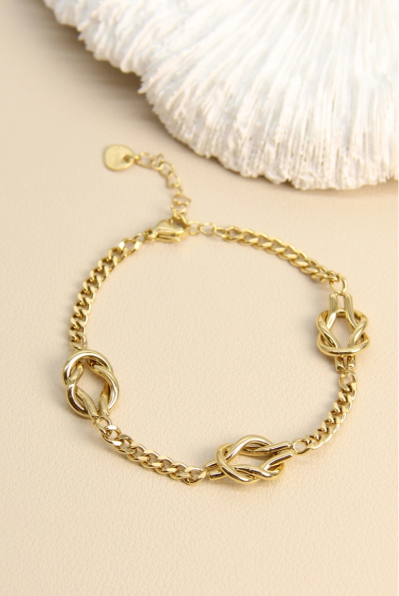 Gold-Plated Stainless Steel Bracelet