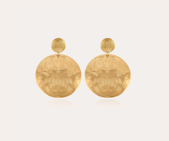 Boucles d'oreilles GAS Bijoux - Diva grand modèle or