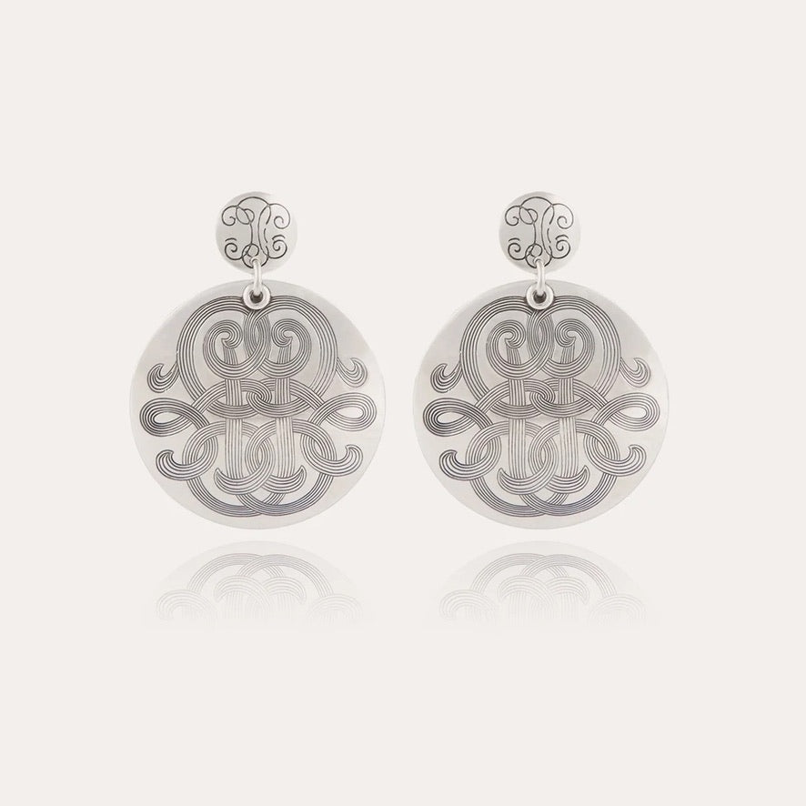 Boucles d'oreilles GAS Bijoux - Diva grand modèle argent