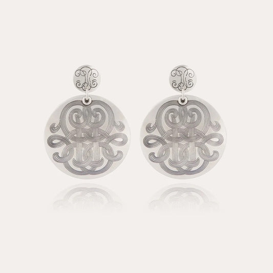 Boucles d'oreilles GAS Bijoux - Diva grand modèle argent