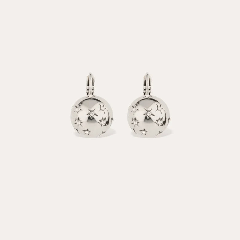 Pendientes Gas Bijoux - Cometa modelo pequeño plata