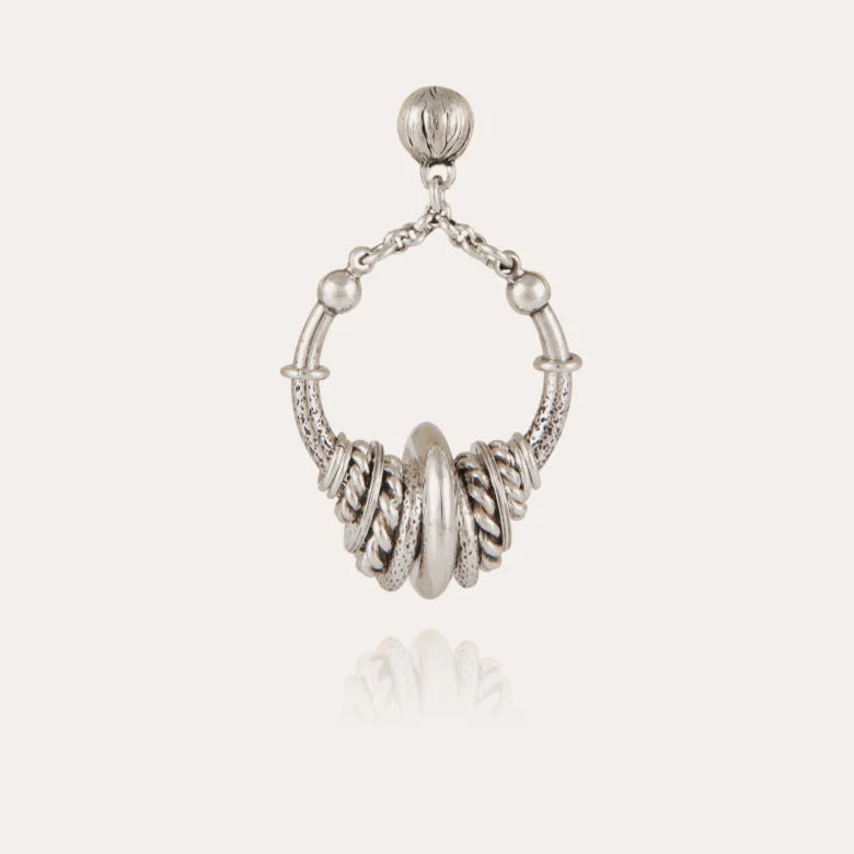 Boucles d'oreilles Gas bijoux -  Maranzana petit modèle argent