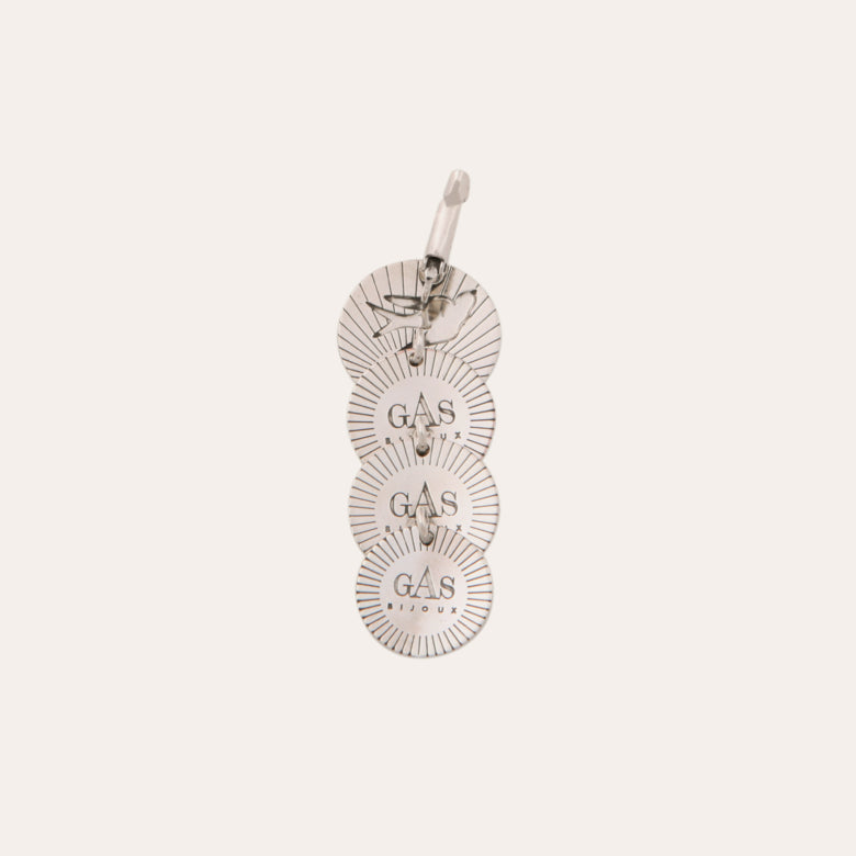 Boucles d'oreilles GAS Bijoux - Very diva quadruple argent