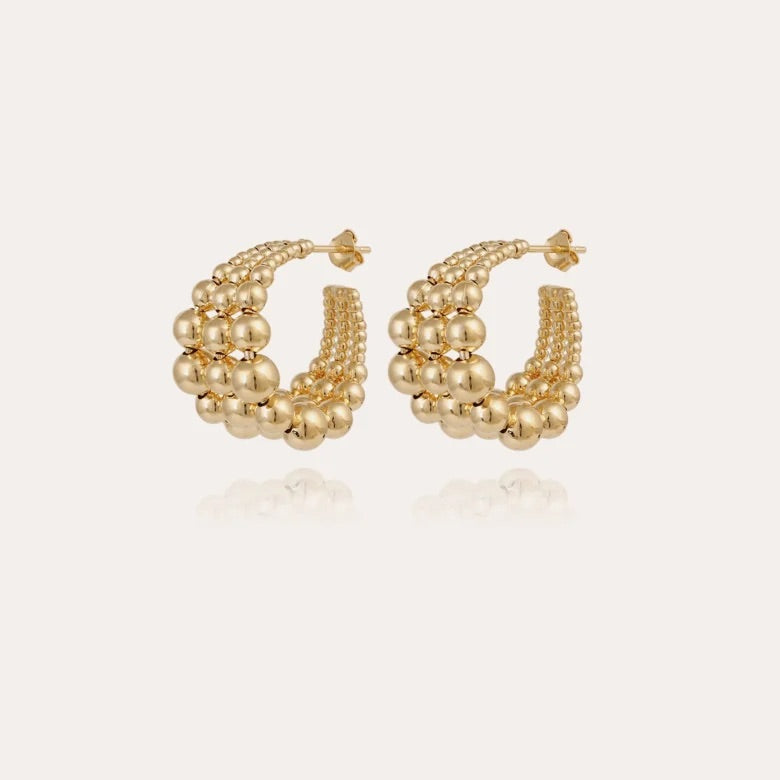 Boucles d'oreilles GAS Bijoux - Multiperla mini or