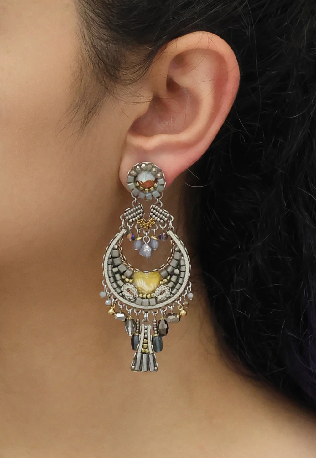 Ayala Bar Earrings - Shivering Moonlight