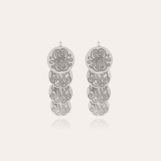 Boucles d'oreilles GAS Bijoux - Very diva quadruple argent