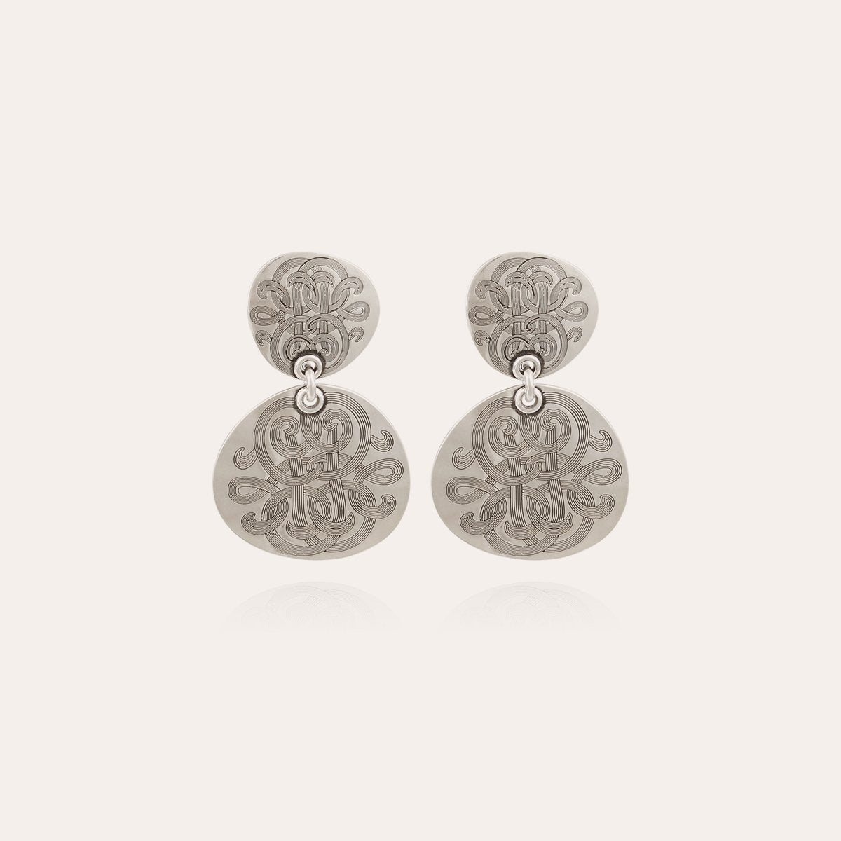 Boucles d'oreilles GAS Bijoux - Diva double argent