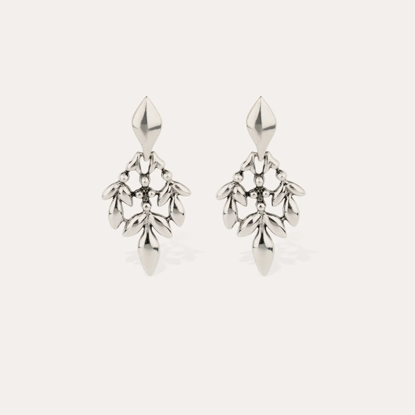 Boucles d'oreilles Gas Bijoux - Olea argent
