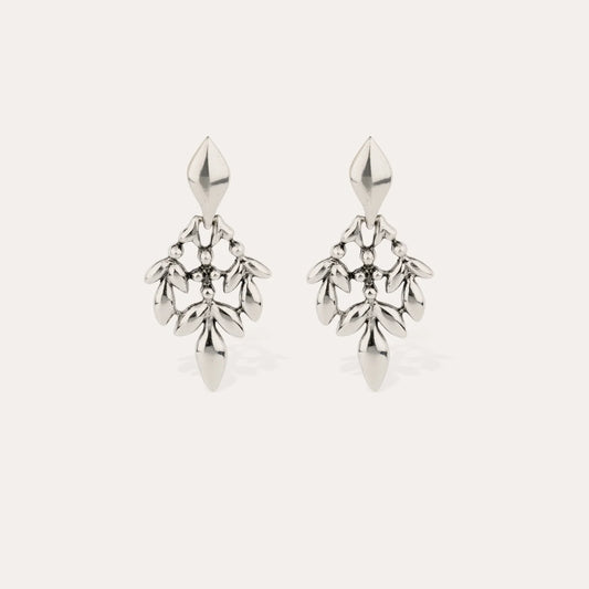 Boucles d'oreilles Gas Bijoux - Olea argent