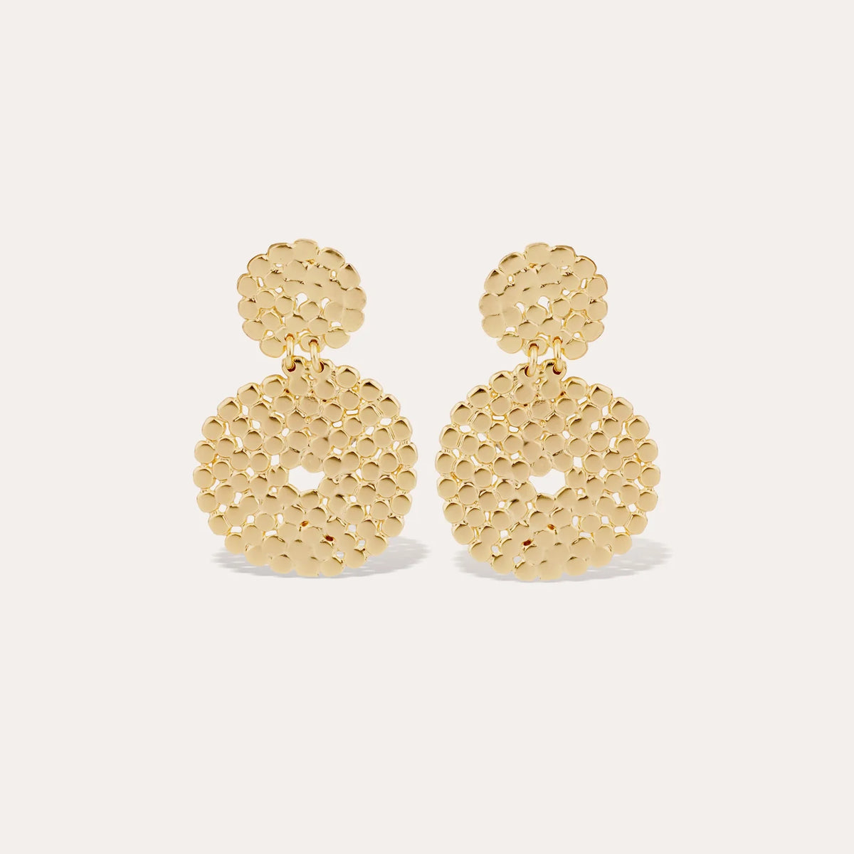 Boucles d'oreilles GAS Bijoux - Onde Lucky mini or