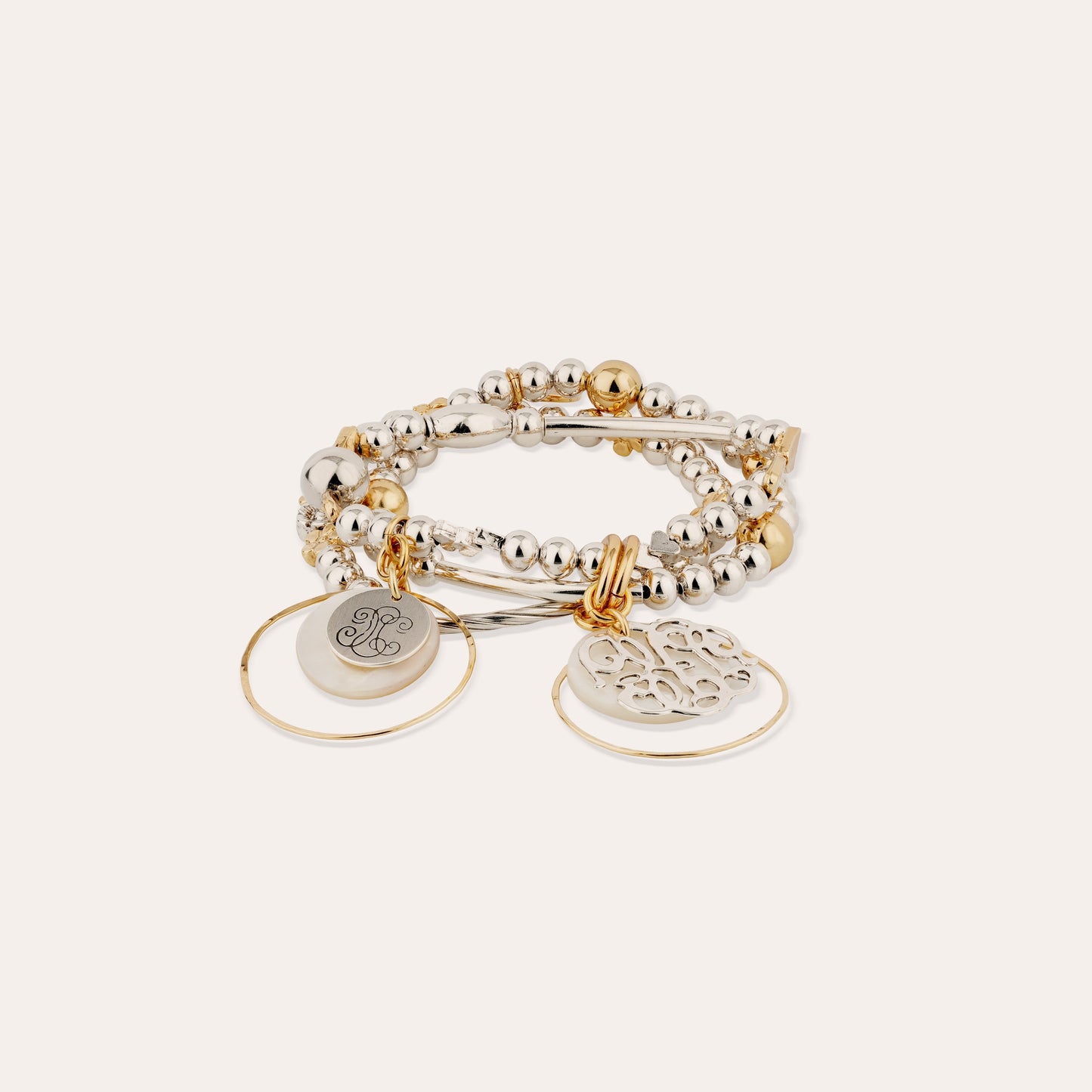 GAS Bijoux Bracelet - Merlin Idylle Two-tone White Mother-of-Pearl