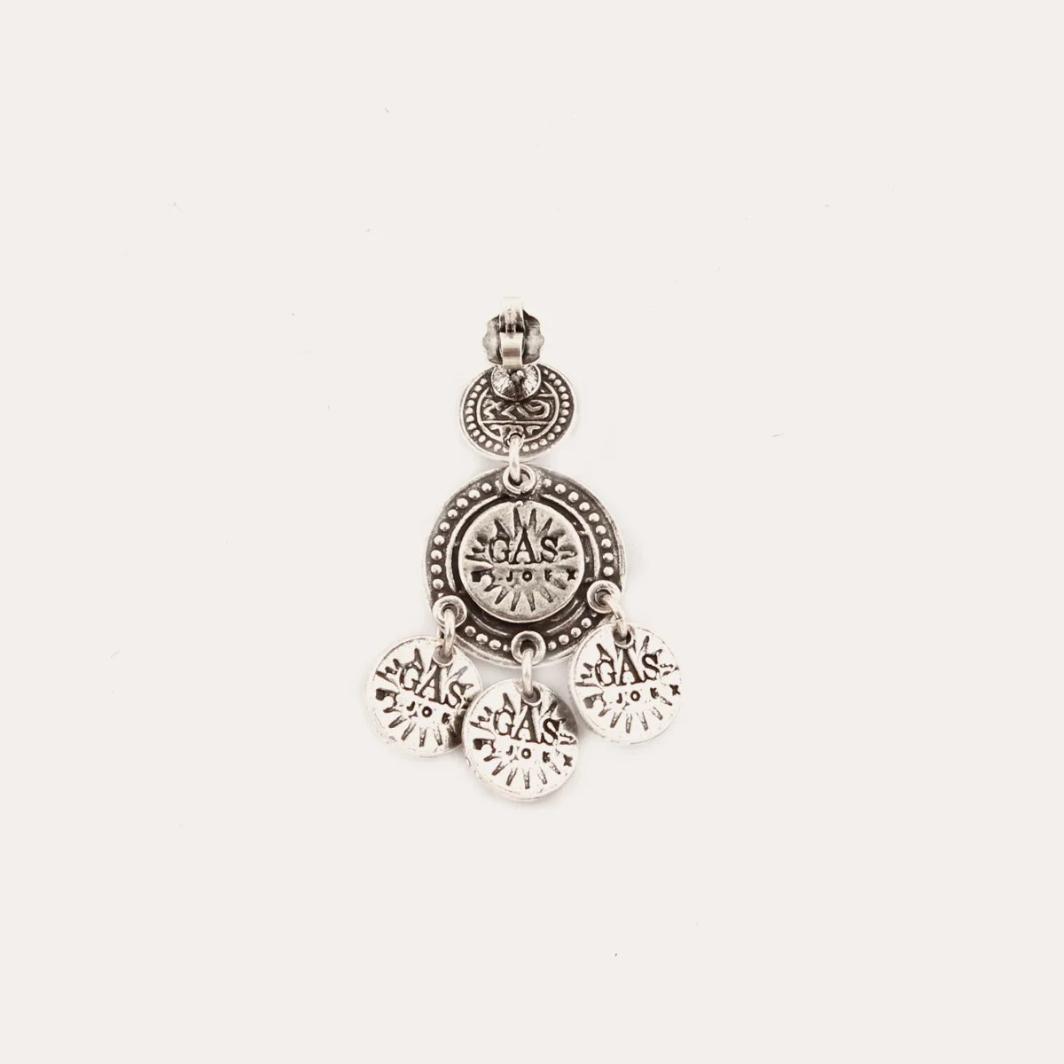 GAS Bijoux Earrings - Silver Sequins
