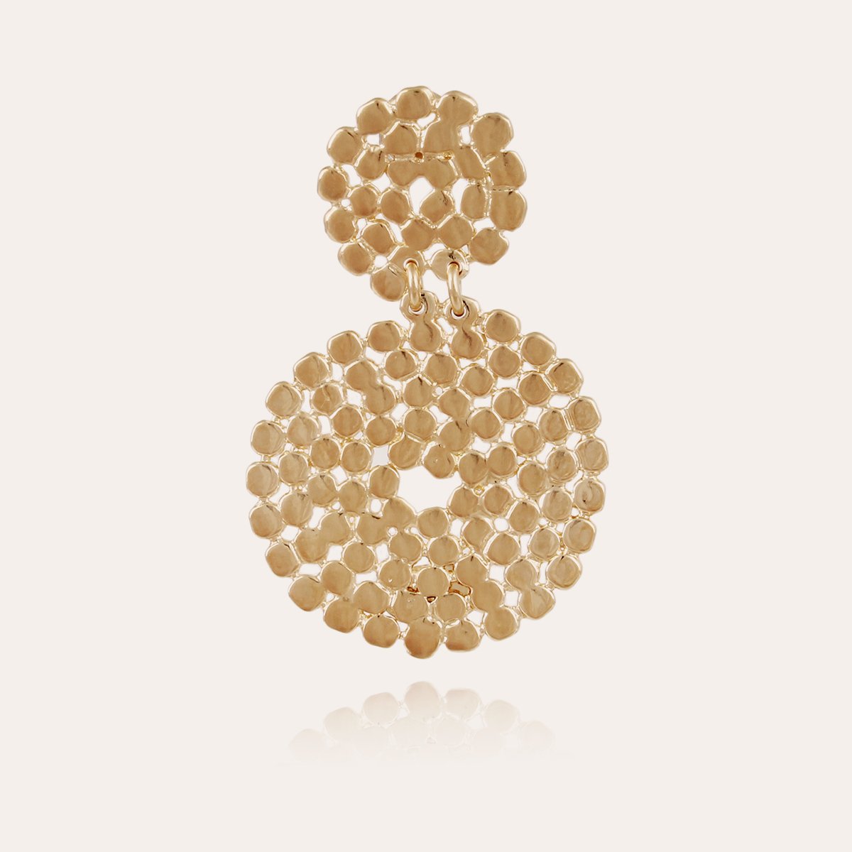 Boucles d'oreilles Gas Bijoux - Onde Lucky mini or
