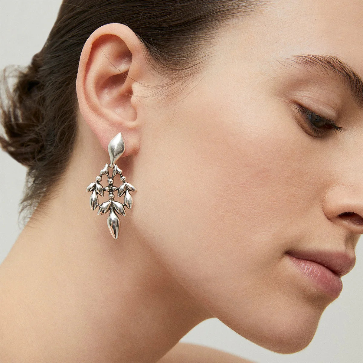 Boucles d'oreilles Gas Bijoux - Olea argent