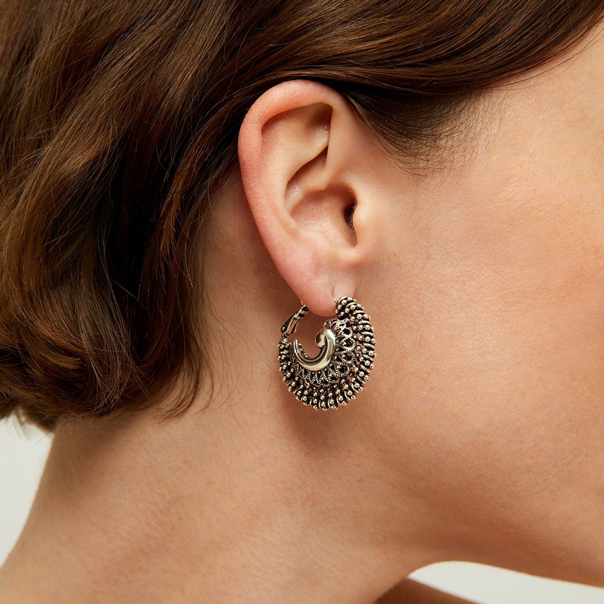 Boucles d'oreilles GAS Bijoux -  Izzia nu petit modèle argent