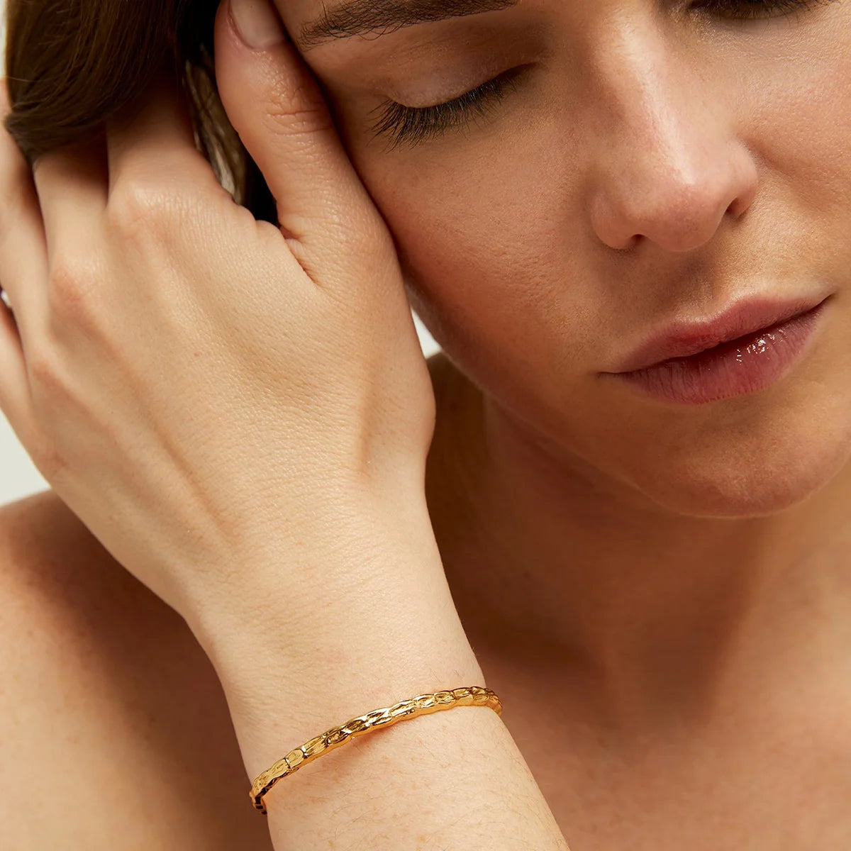 Bracelet GAS Bijoux - Jonc Liane mini or
